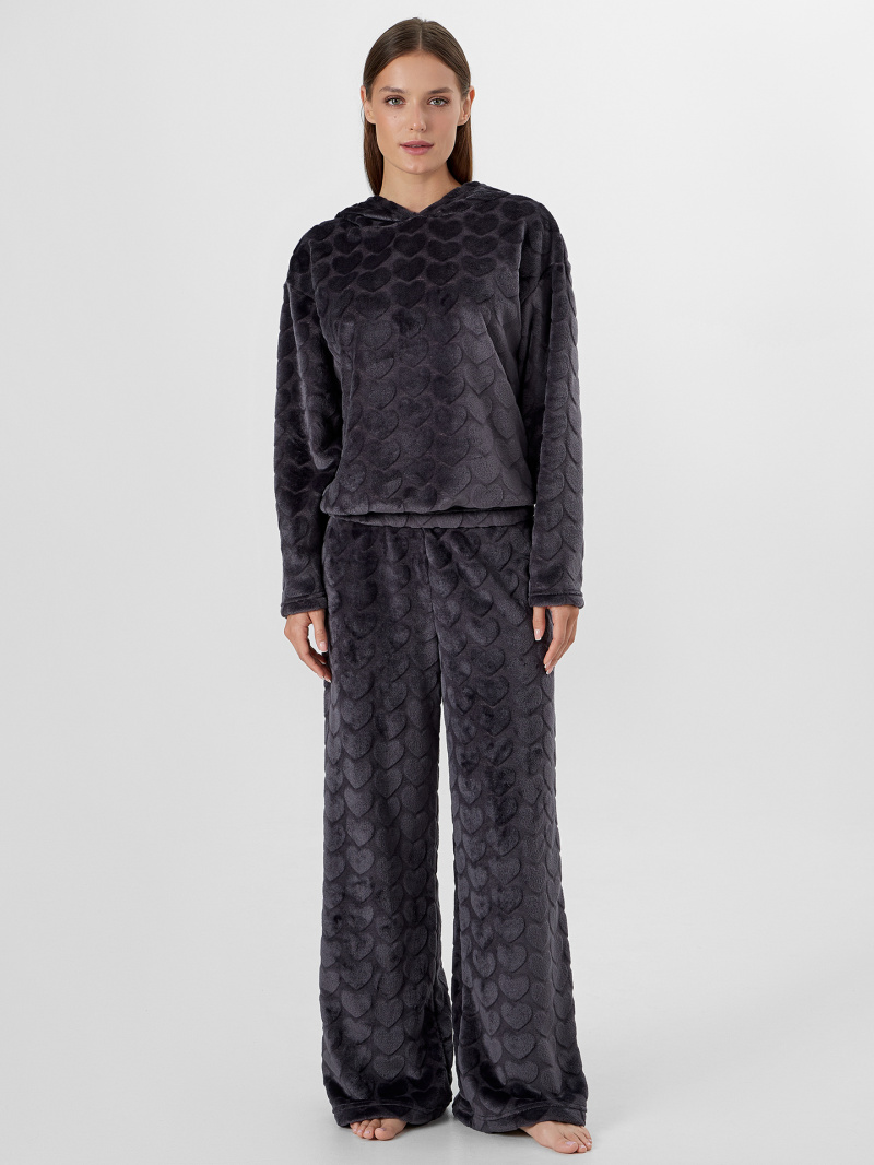 Брюки и шорты Mark Formelle 532539/25-36112ПП-15 серые_сердечки