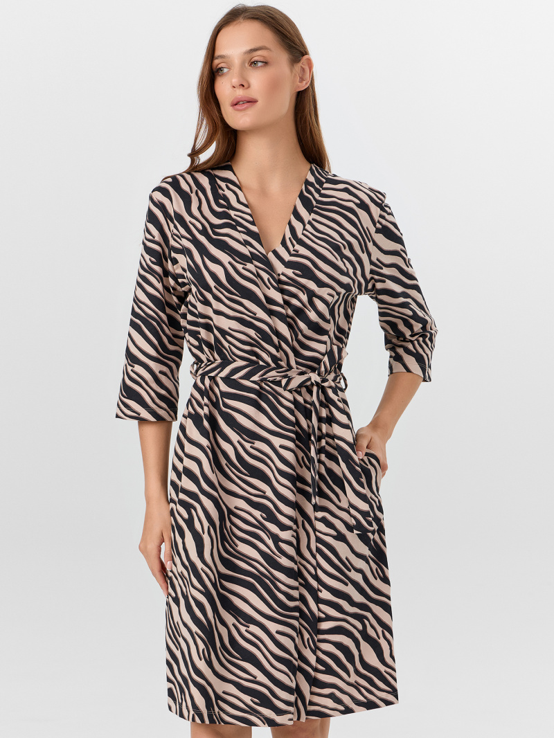 Халаты Mark Formelle 552275/1/24-27301ПП-0 зебра_на_холодном_бежевом