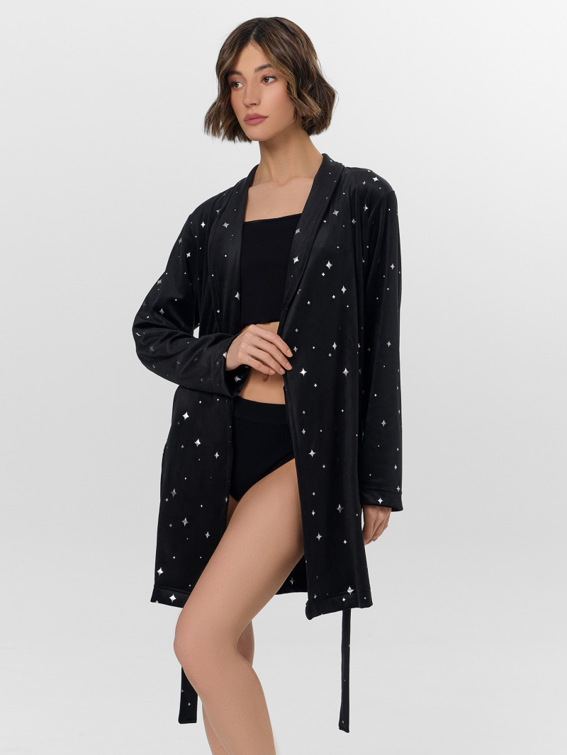 Халаты Mark Formelle 552293/25-37511ПП-3 звезды_на_черном