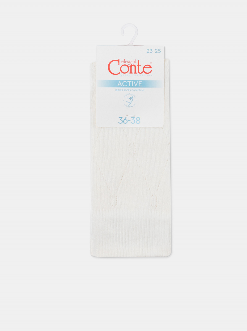 Носки и гольфы CONTE ACTIVE 22 молочный 22С-27СП