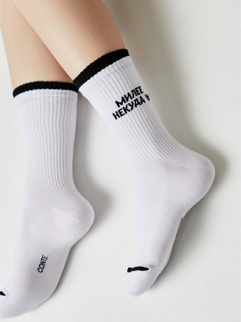 Носки и гольфы CONTE ACTIVE белый 22С-29СП