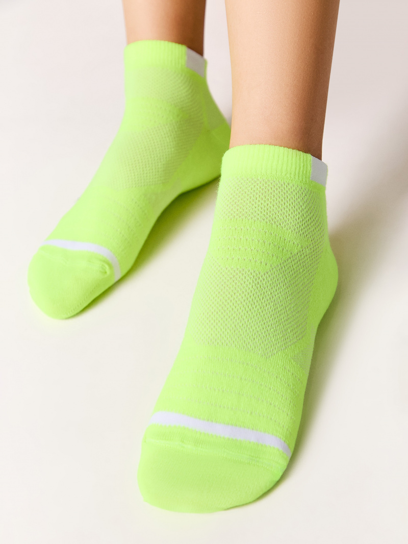 Носки и гольфы CONTE ACTIVE салатовый 24С-97СП