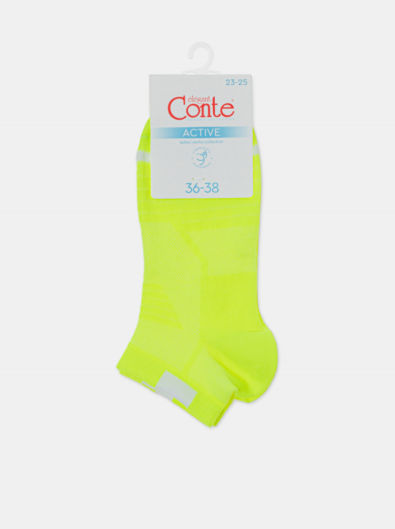 Носки и гольфы CONTE ACTIVE салатовый 24С-97СП