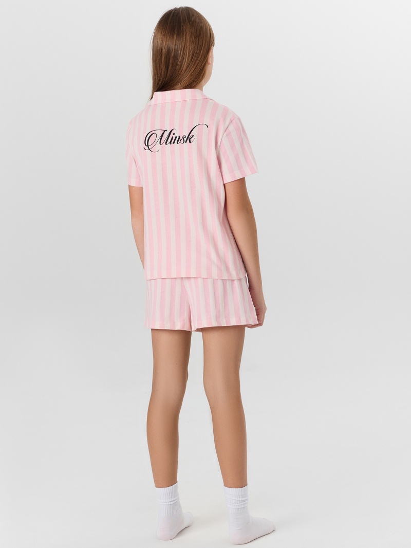 Пижамы Mark Formelle 567745/25-37342ПП-0 розовая_полоска_Minsk_1_сл_на_спинке
