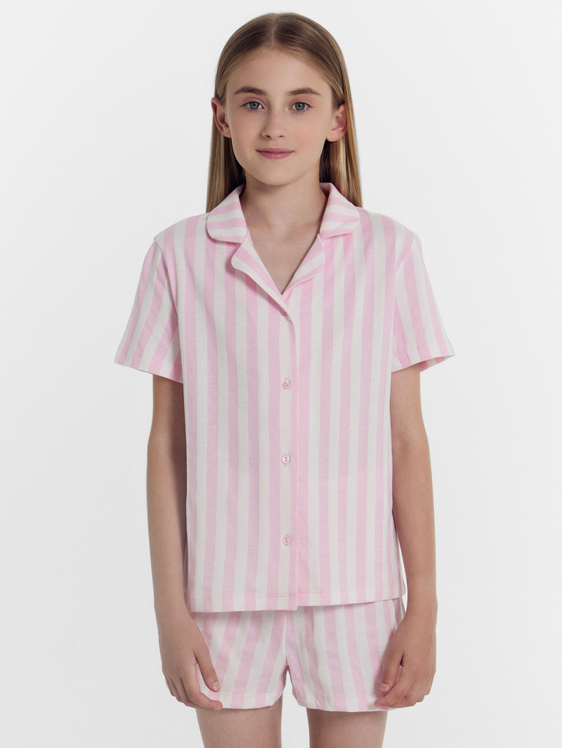 Пижамы Mark Formelle 567745/25-37343ПП-0 розовая_полоска