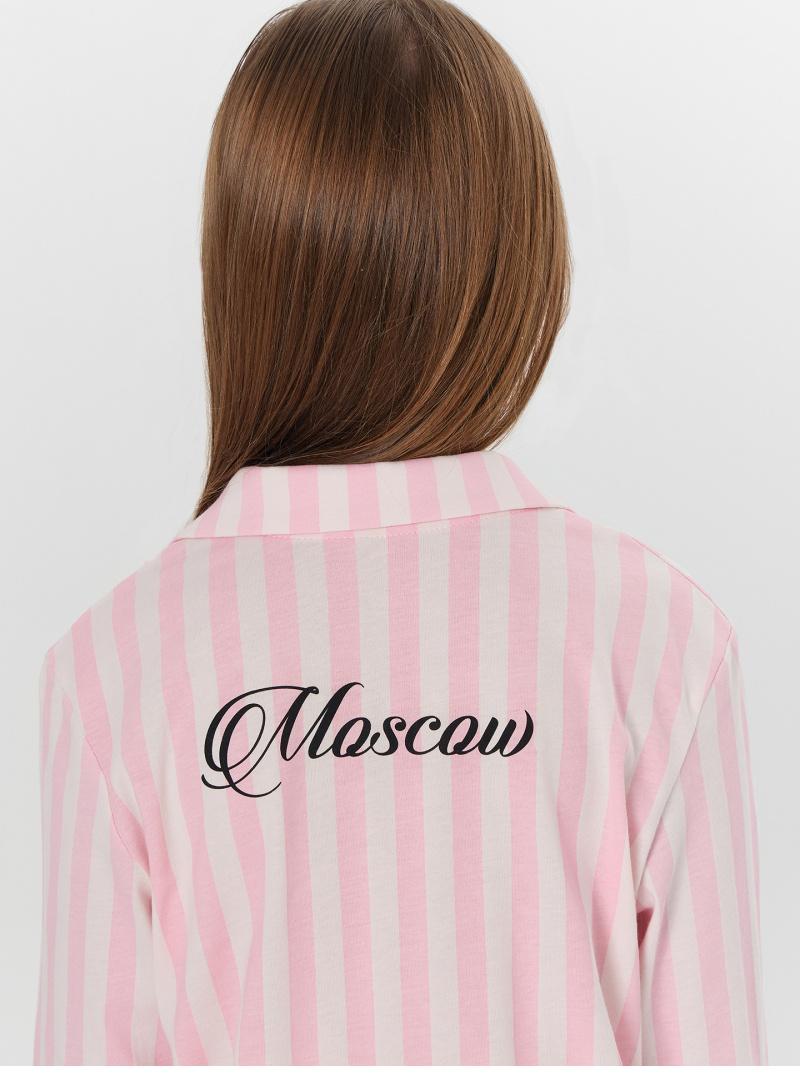 Пижамы Mark Formelle 567754/25-37347ПП-0 розовая_полоска_Moscow_1_сл_на_спинке