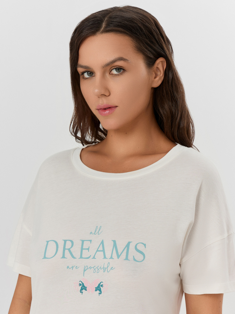 Ночные сорочки Mark Formelle 572310/25-36120ПП-0 св.молочный_печать_Печать