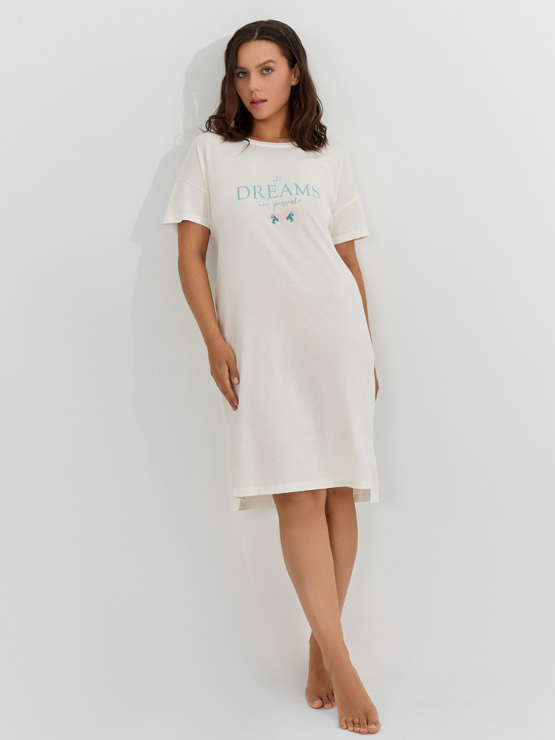 Ночные сорочки Mark Formelle 572310/25-36120ПП-0 св.молочный_печать_Печать