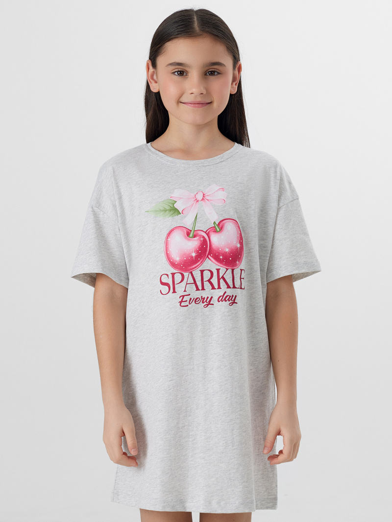 Пижамы Mark Formelle 577717/25-39060ПП-0 серый_меланж_4306_А_печать3_3_сл_на_пол