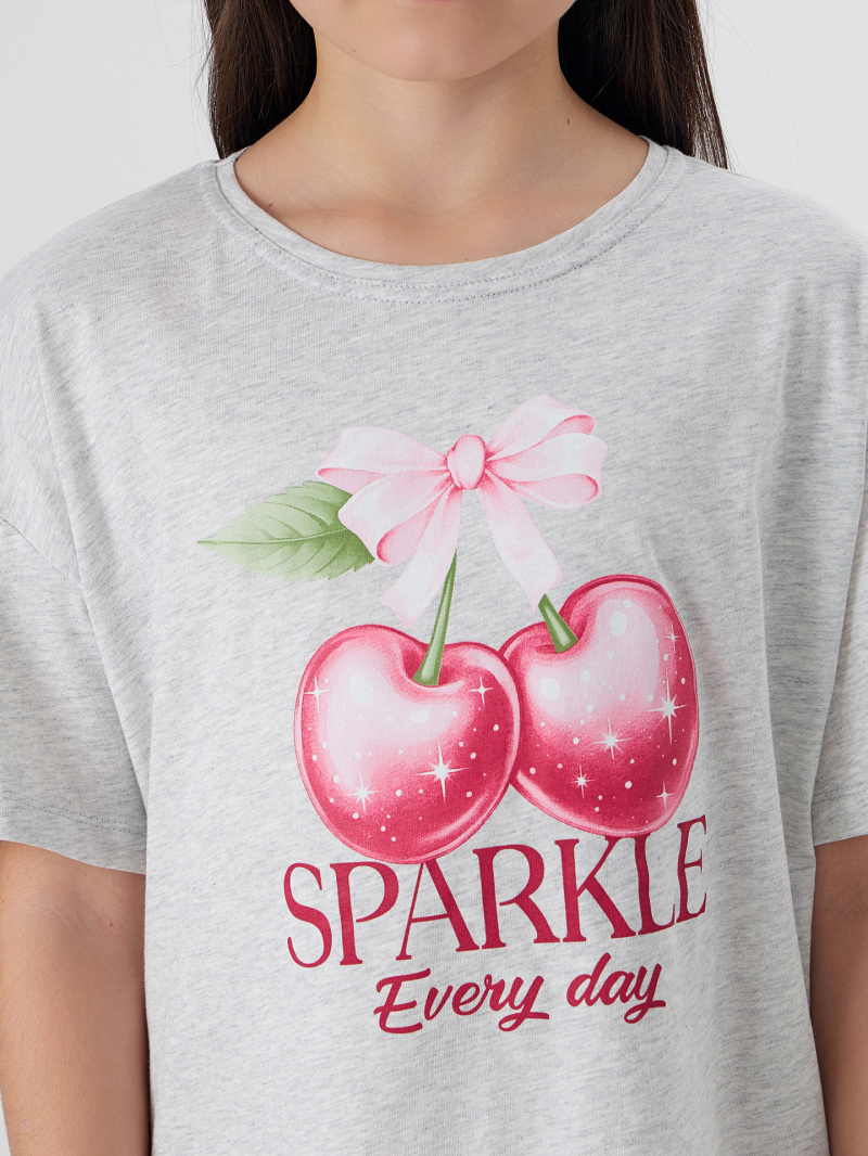 Пижамы Mark Formelle 577717/25-39060ПП-0 серый_меланж_4306_А_печать3_3_сл_на_пол