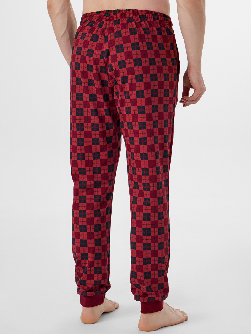 Брюки и шорты Mark Formelle 581133/25-5095ПП-0 черная_клетка_на_бордовом