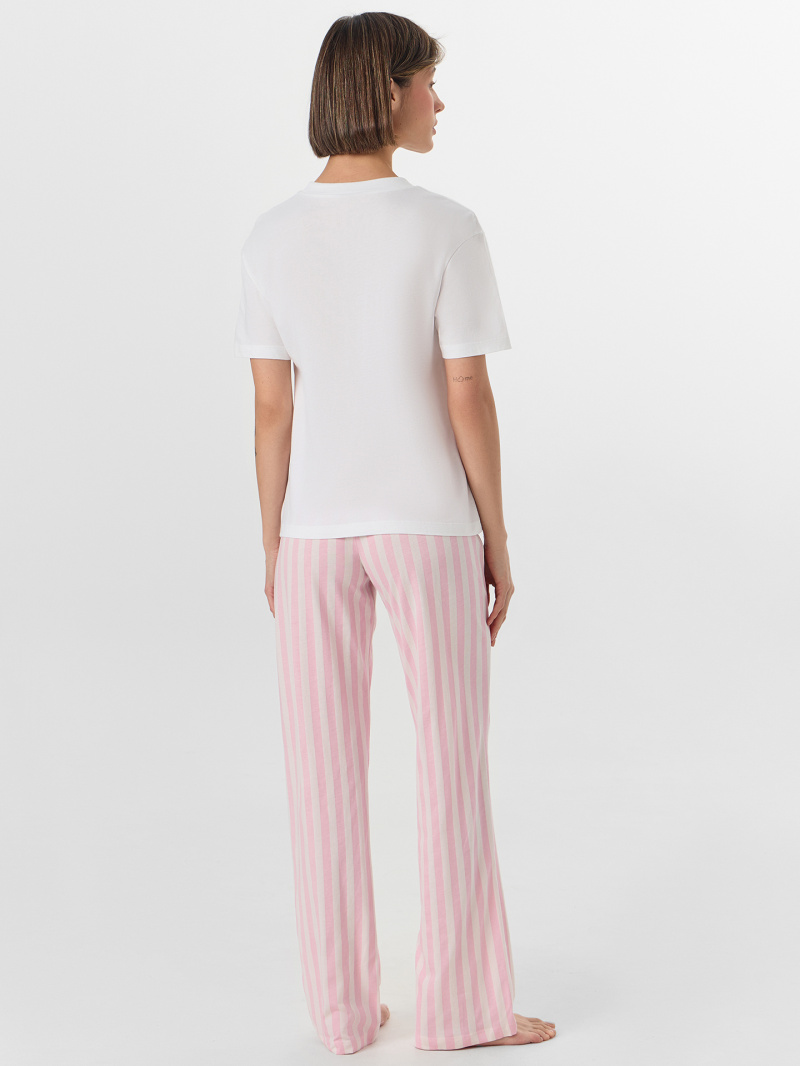 Комплекты Mark Formelle 592635/25-40298ПП-0 белый_розовая_полоска_1_сл_на_пол