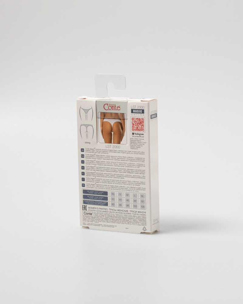 Трусы CONTE BASIC COLLECTION LST 2000 black 19С-988ТСП
