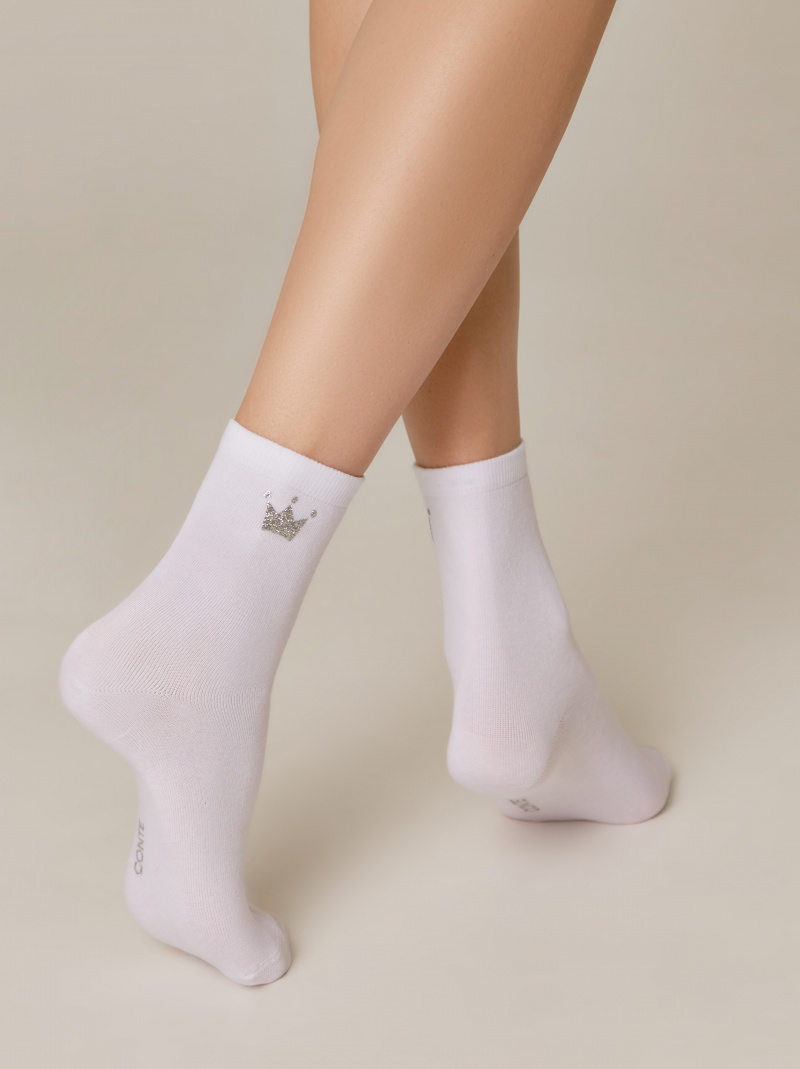 Носки и гольфы CONTE CLASSIC белый 22С-40СП