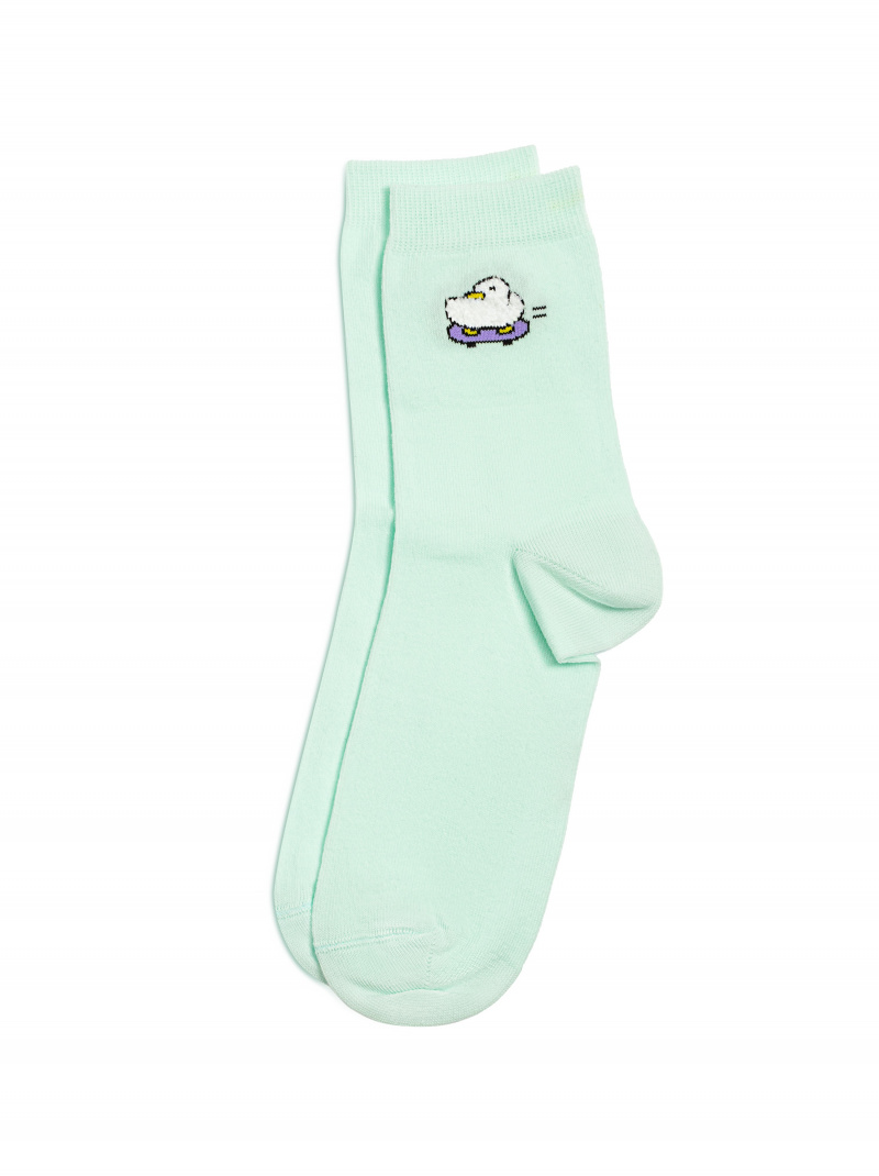 Носки и гольфы CONTE CLASSIC бледно-бирюзовый 24С-151СП