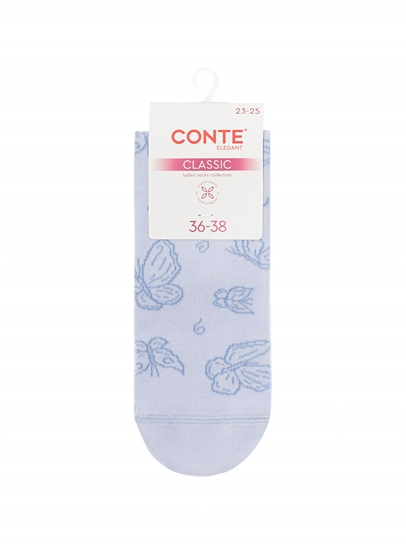 Носки и гольфы CONTE CLASSIC бледно-фиолетовый 15С-15СП