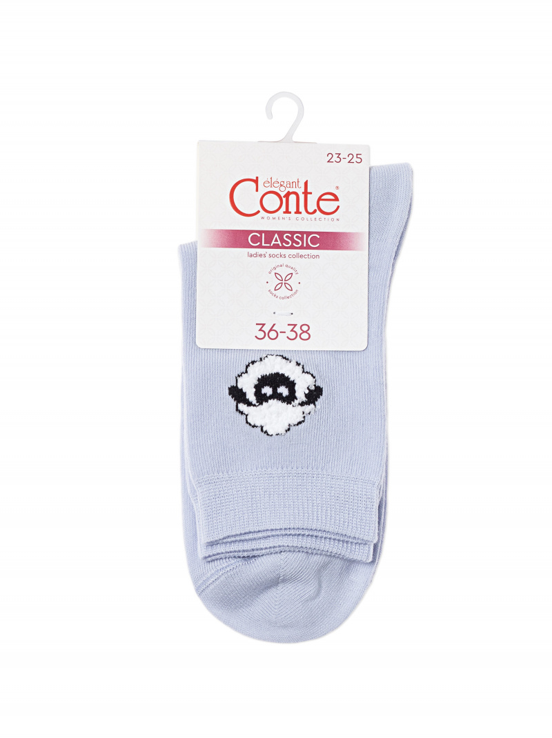 Носки и гольфы CONTE CLASSIC бледно-фиолетовый 24С-151СП