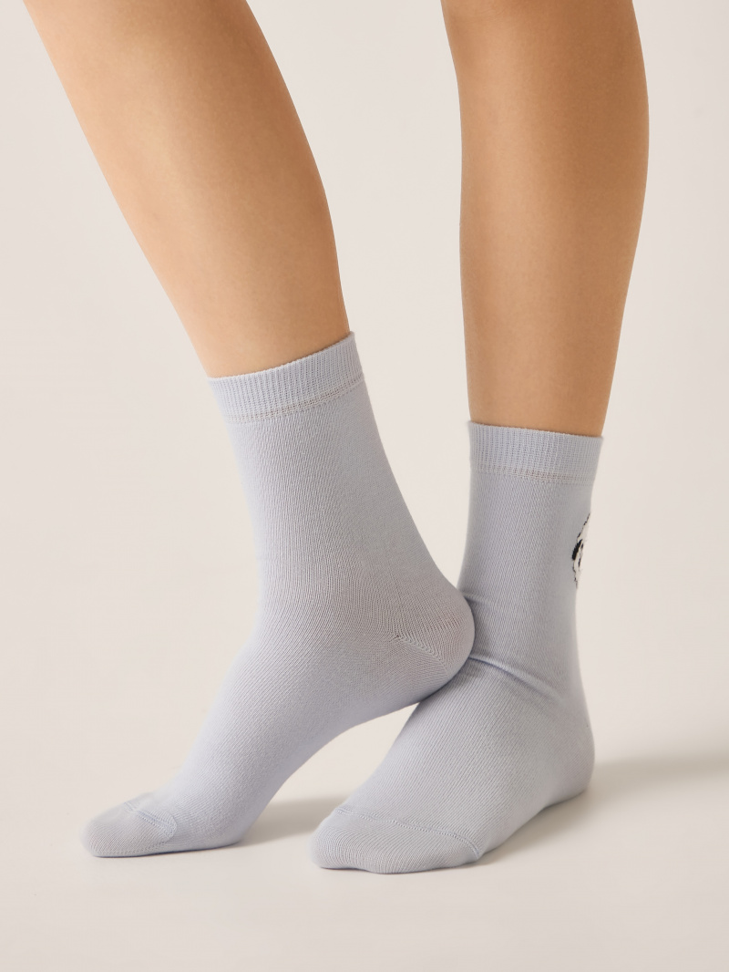 Носки и гольфы CONTE CLASSIC бледно-фиолетовый 24С-151СП