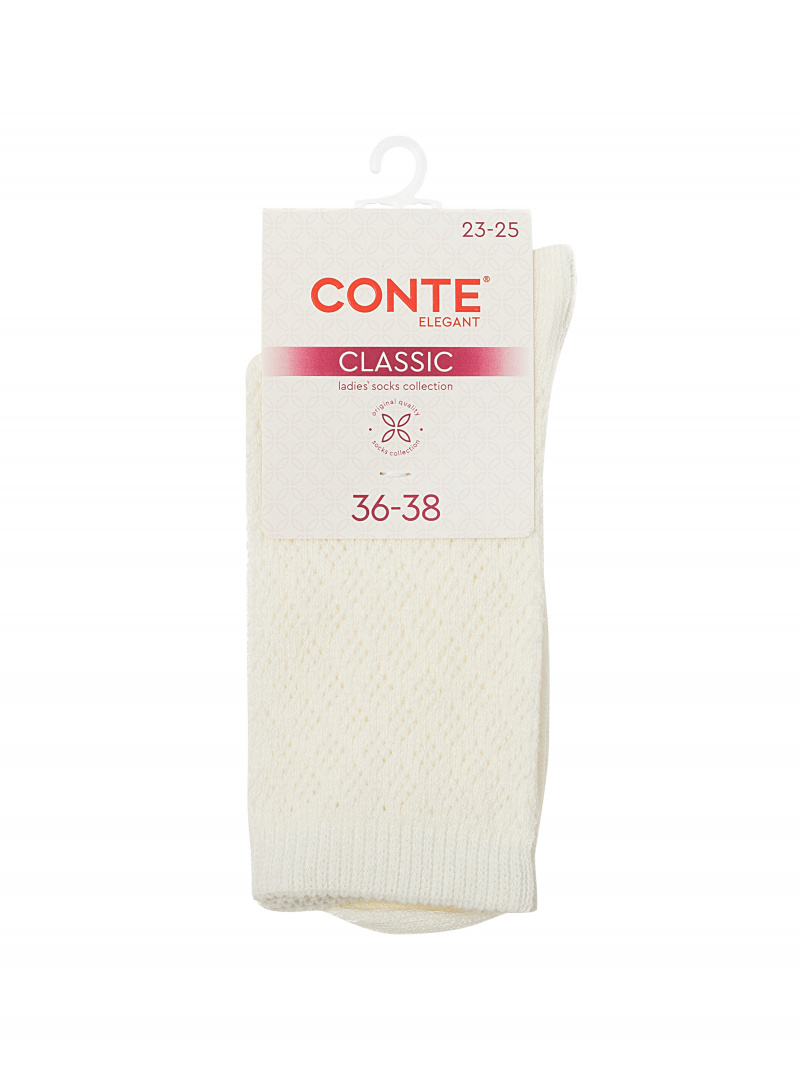 Носки и гольфы CONTE CLASSIC молочный 25С-35СП
