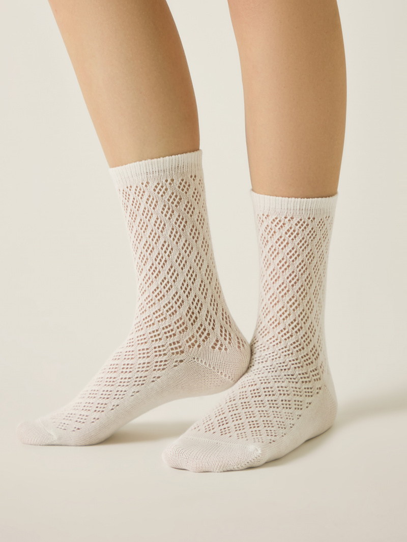 Носки и гольфы CONTE CLASSIC молочный 25С-35СП