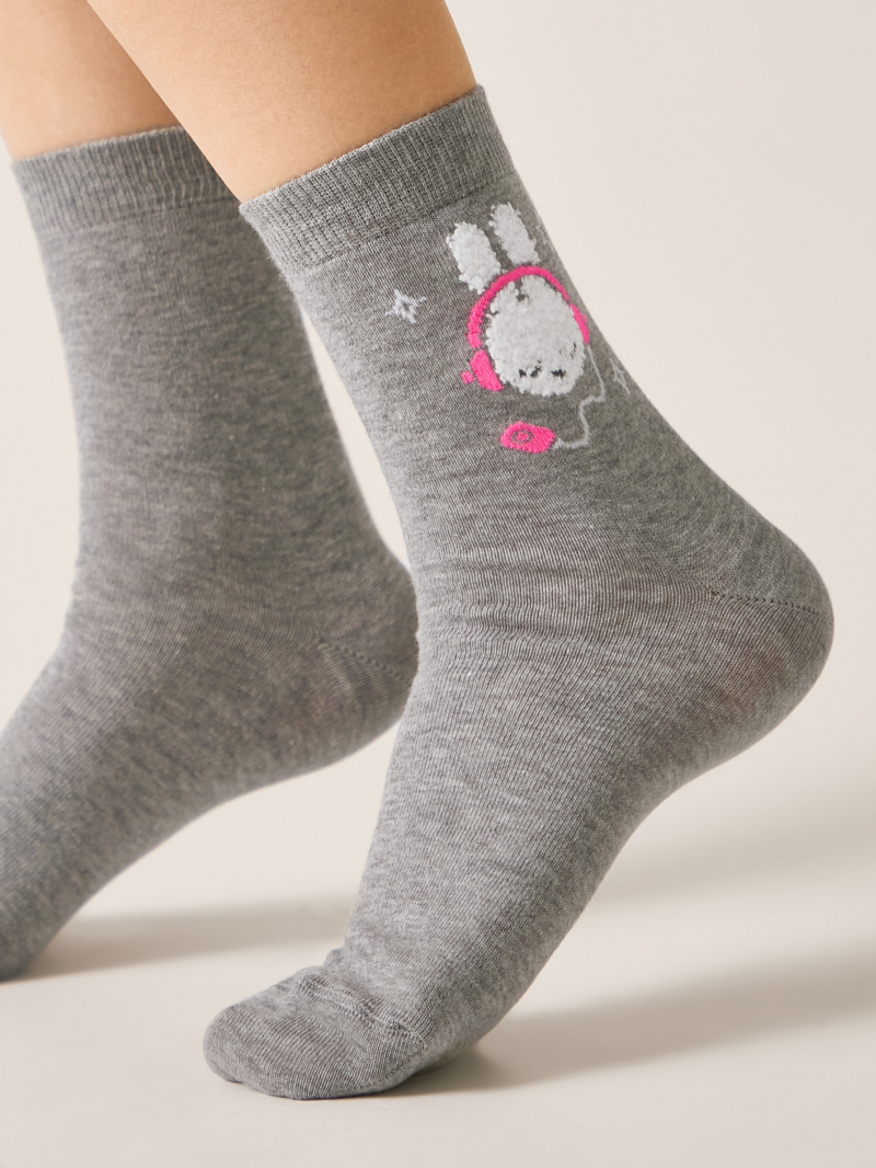 Носки и гольфы CONTE CLASSIC серый 24С-151СП