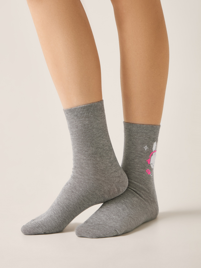 Носки и гольфы CONTE CLASSIC серый 24С-151СП