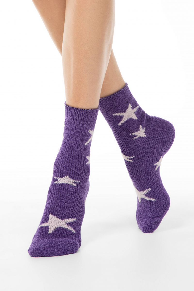 Носки и гольфы CONTE ESLI HOME LINE фиолетовый 52-120