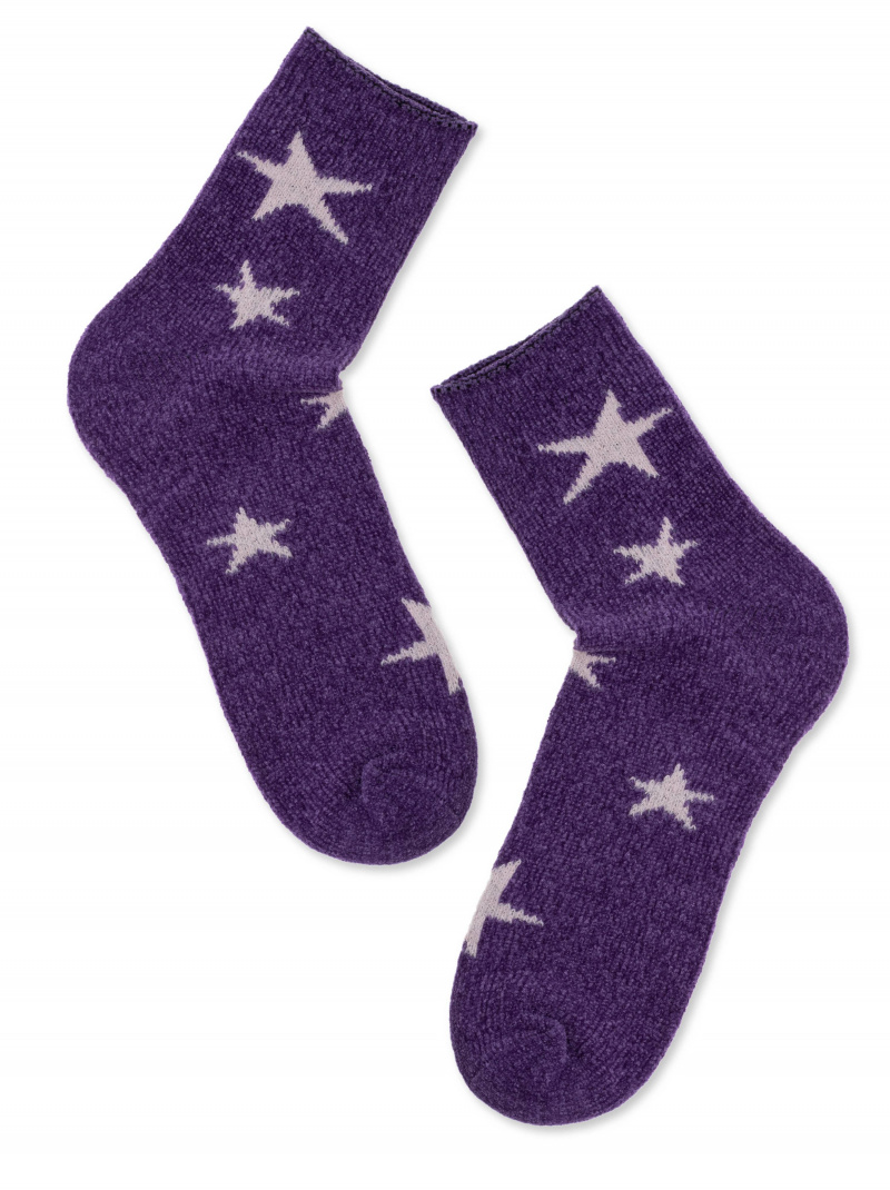 Носки и гольфы CONTE ESLI HOME LINE фиолетовый 52-120