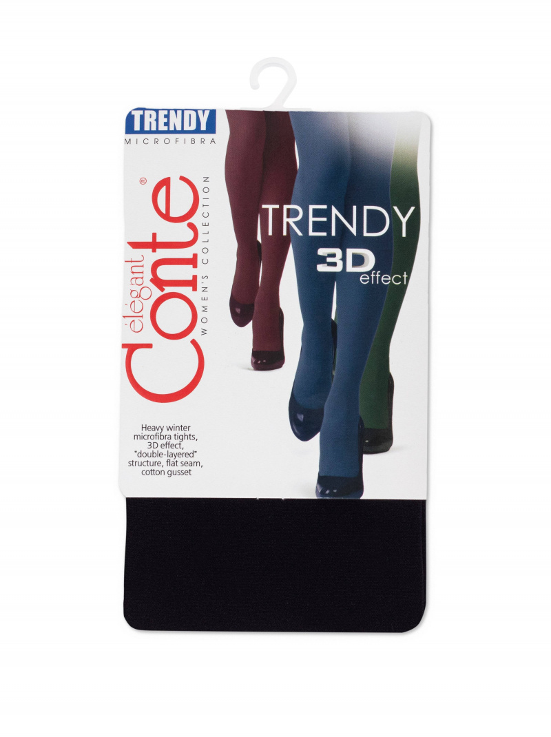 Колготки CONTE TRENDY 150 nero 8С-57СПТ