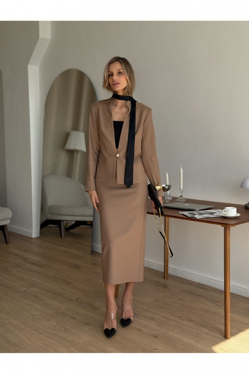 Юбочный костюм KORTNI 4Р2/2U17dl бежевый