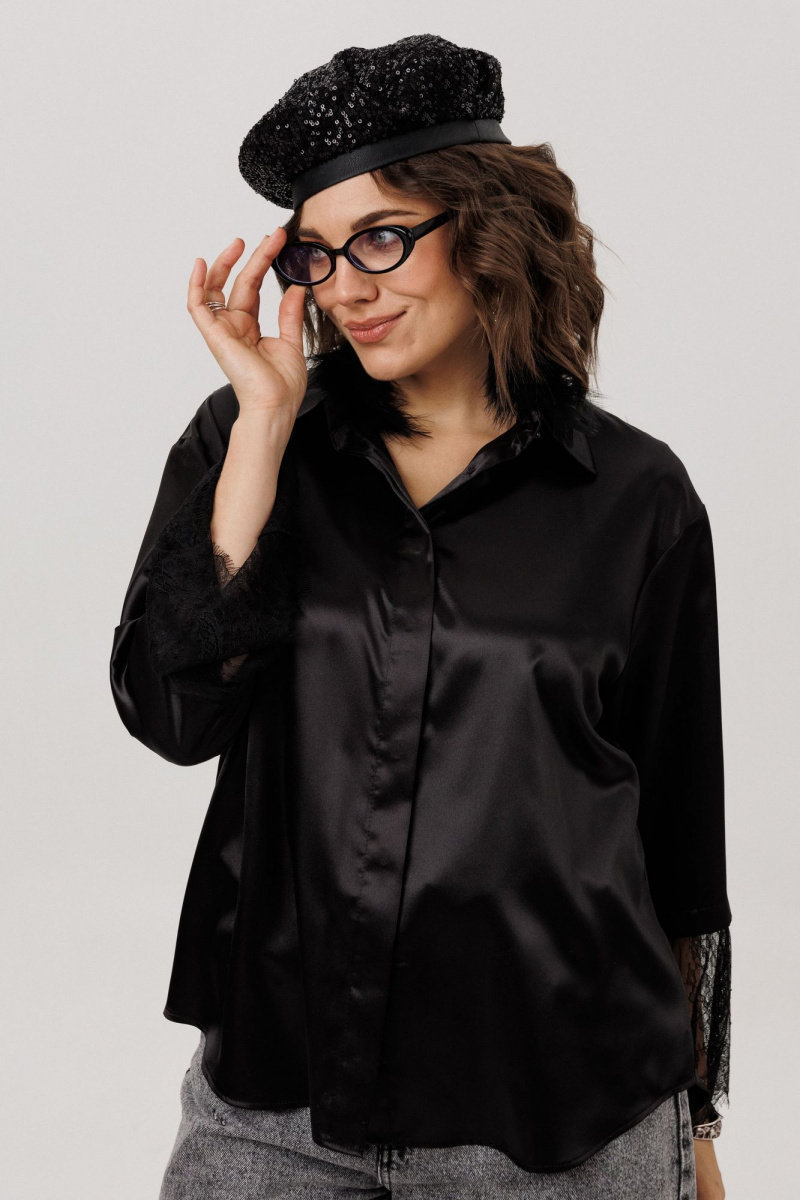 Рубашки Anelli 1801 угольный_шелк