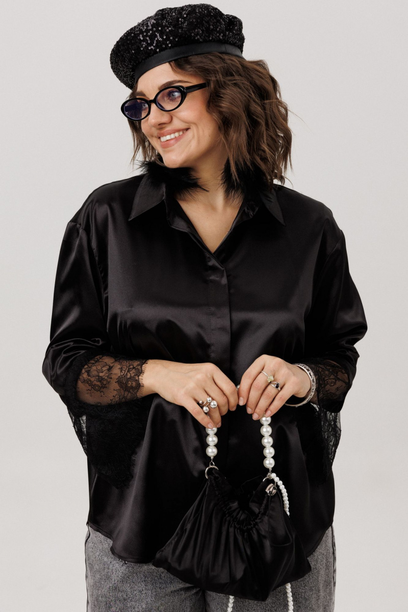 Рубашки Anelli 1801 угольный_шелк