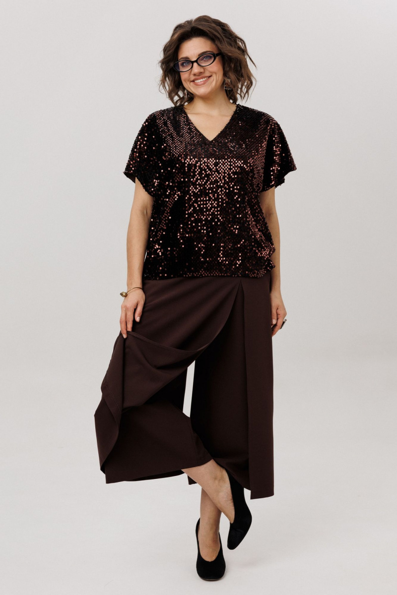 Шорты Anelli 1783 древесный