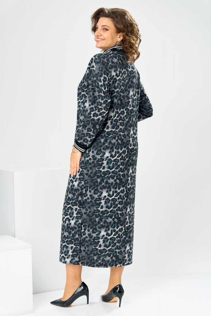 Платья Romanovich Style 1-2885 синий_леопард