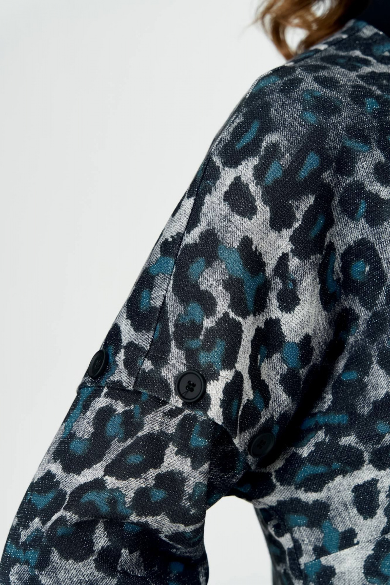 Платья Romanovich Style 1-2885 синий_леопард