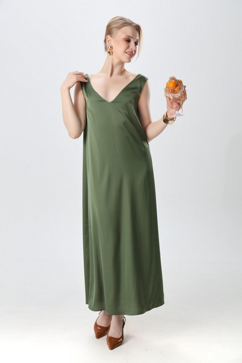 Платья NikVa 1014-6 зелень