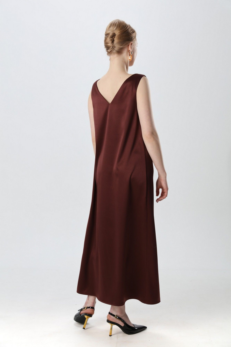 Платья NikVa 1014-7 махагон