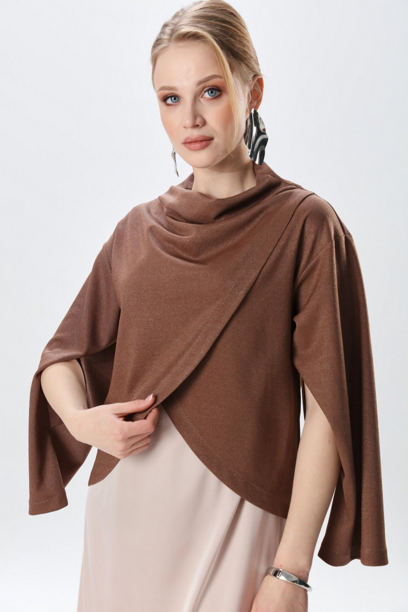 Плательный комплект NikVa 1015-1 капучино и крем-брюле