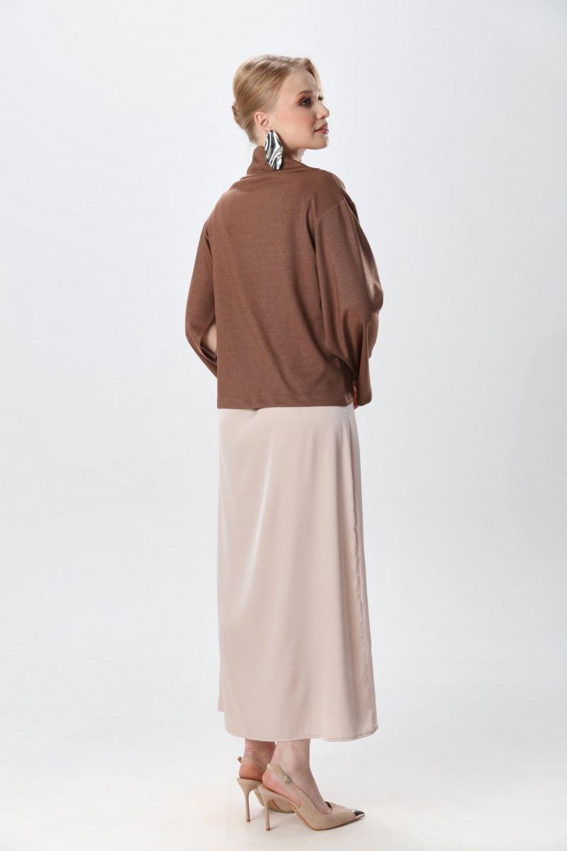 Плательный комплект NikVa 1015-1 капучино и крем-брюле