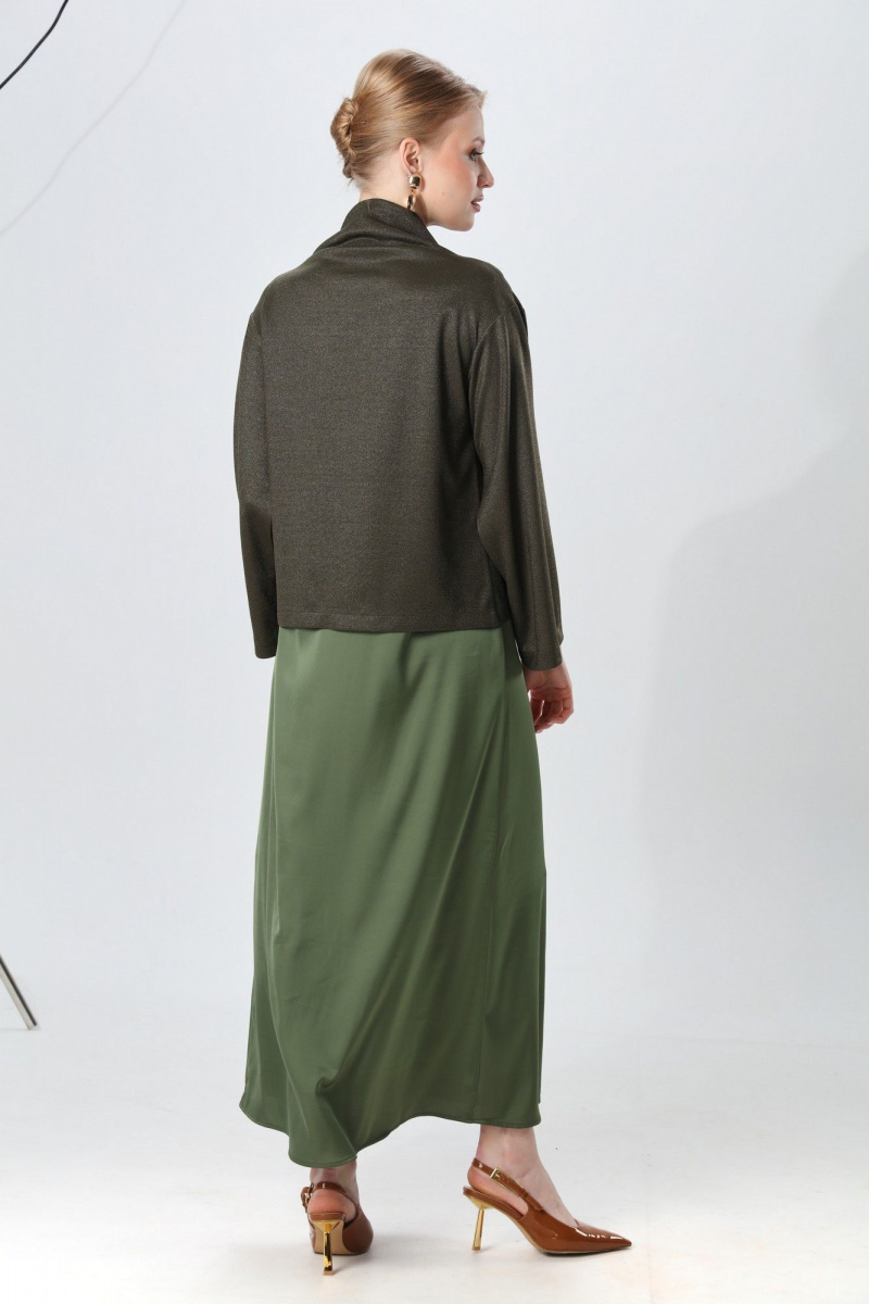 Плательный комплект NikVa 1015-3 зелень