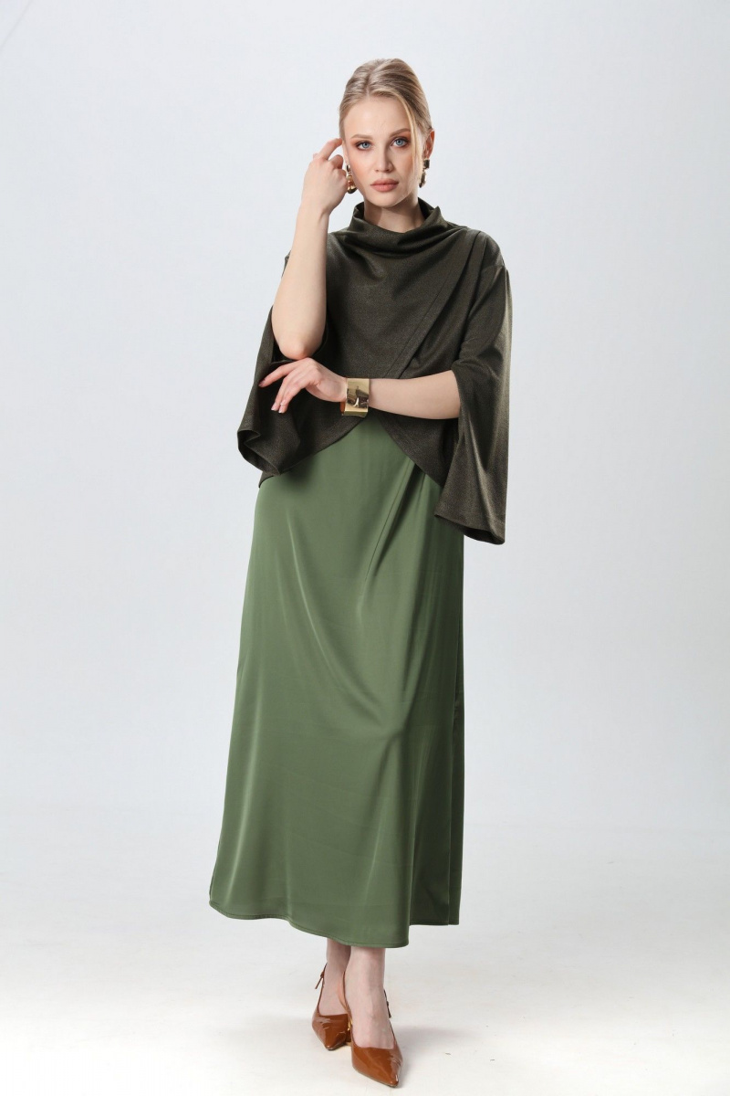 Плательный комплект NikVa 1015-3 зелень