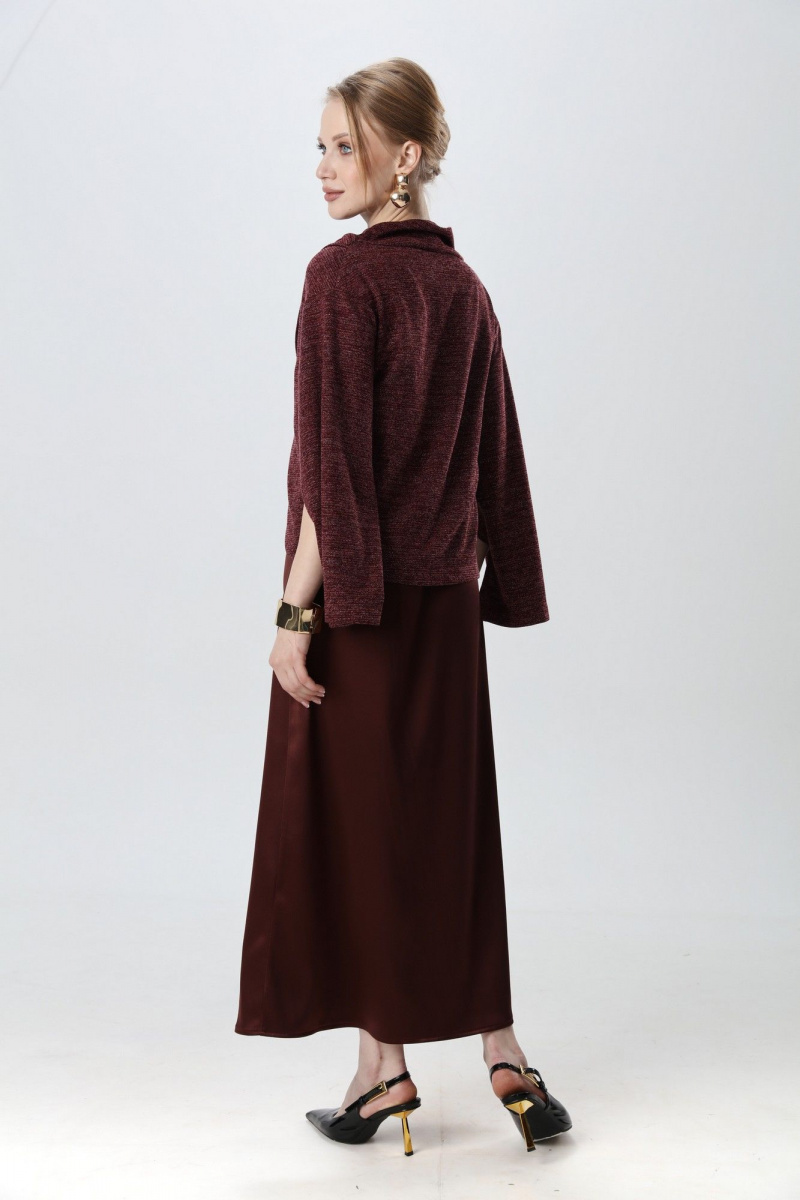 Плательный комплект NikVa 1015-4 махагон