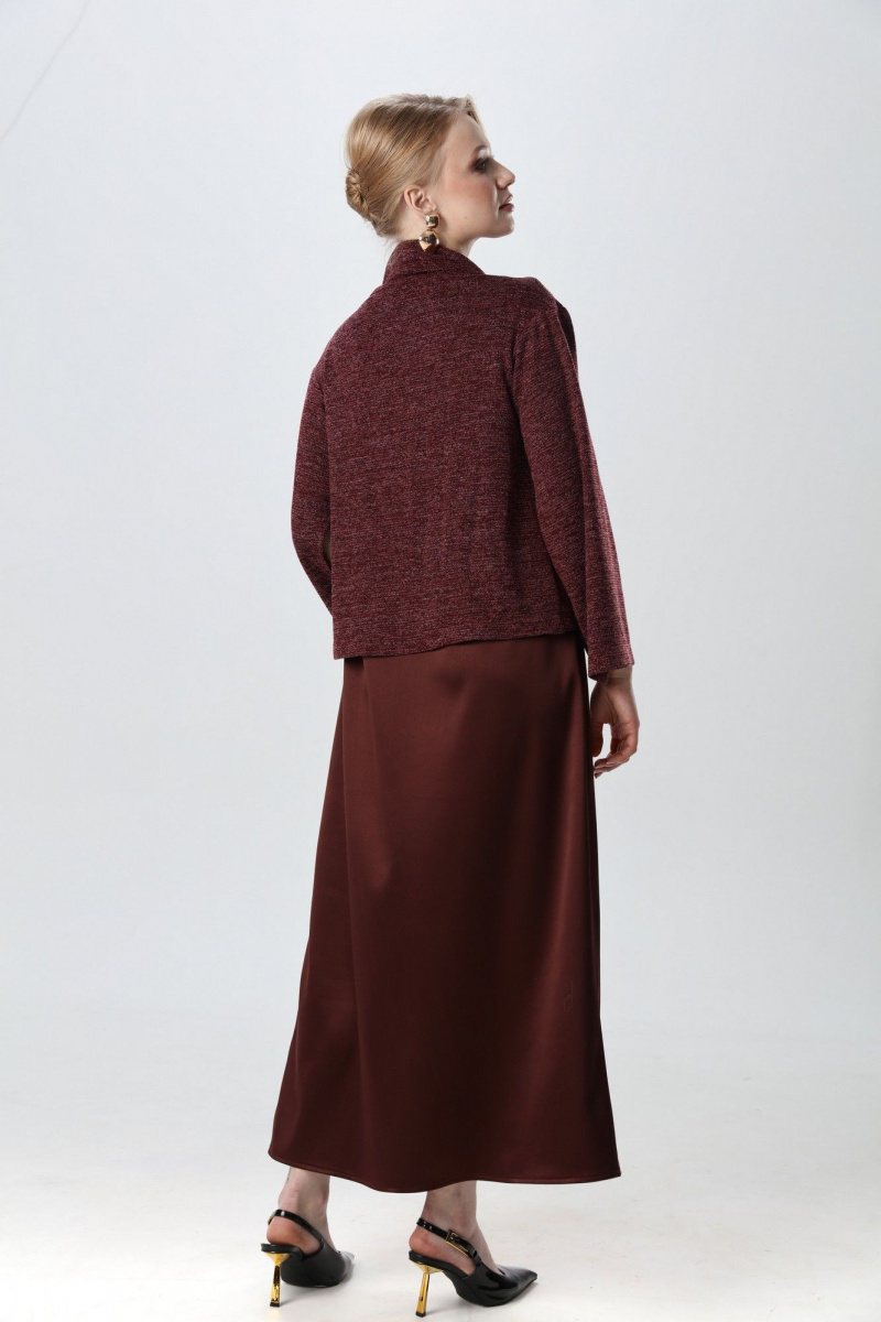 Плательный комплект NikVa 1015-4 махагон