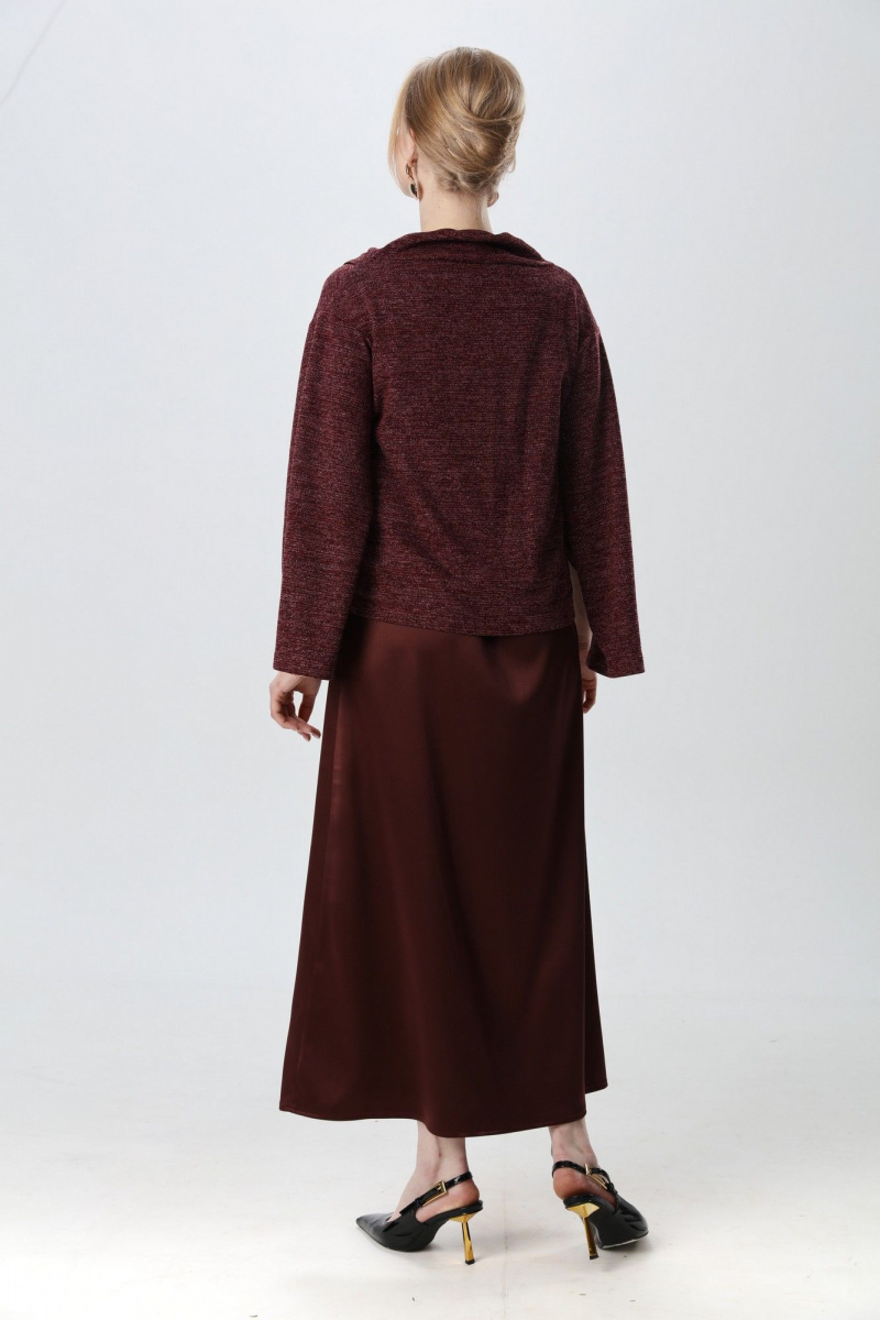 Плательный комплект NikVa 1015-4 махагон