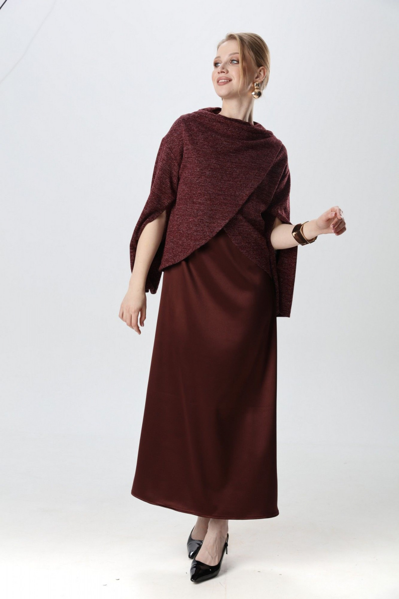 Плательный комплект NikVa 1015-4 махагон