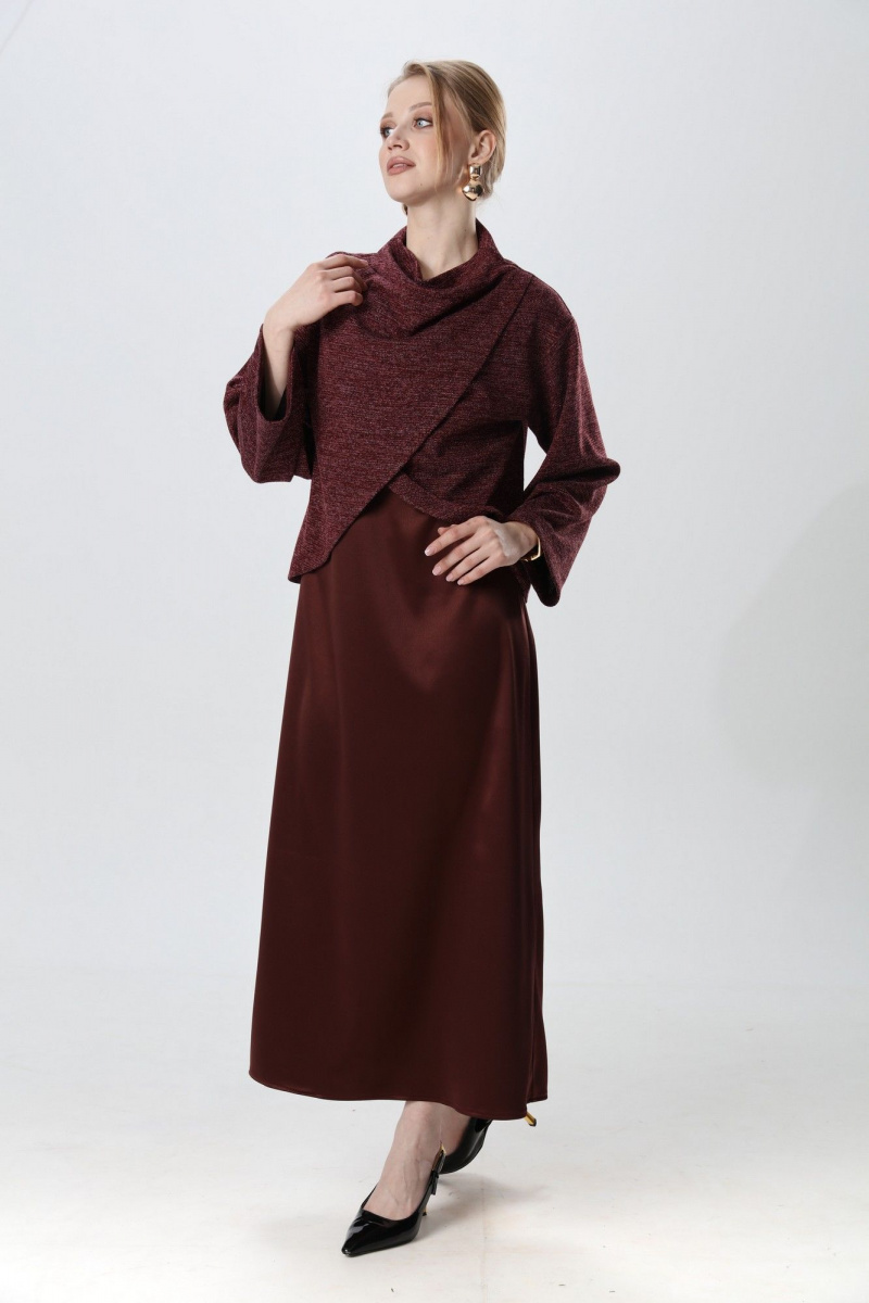 Джемперы NikVa 1016-3 махагон