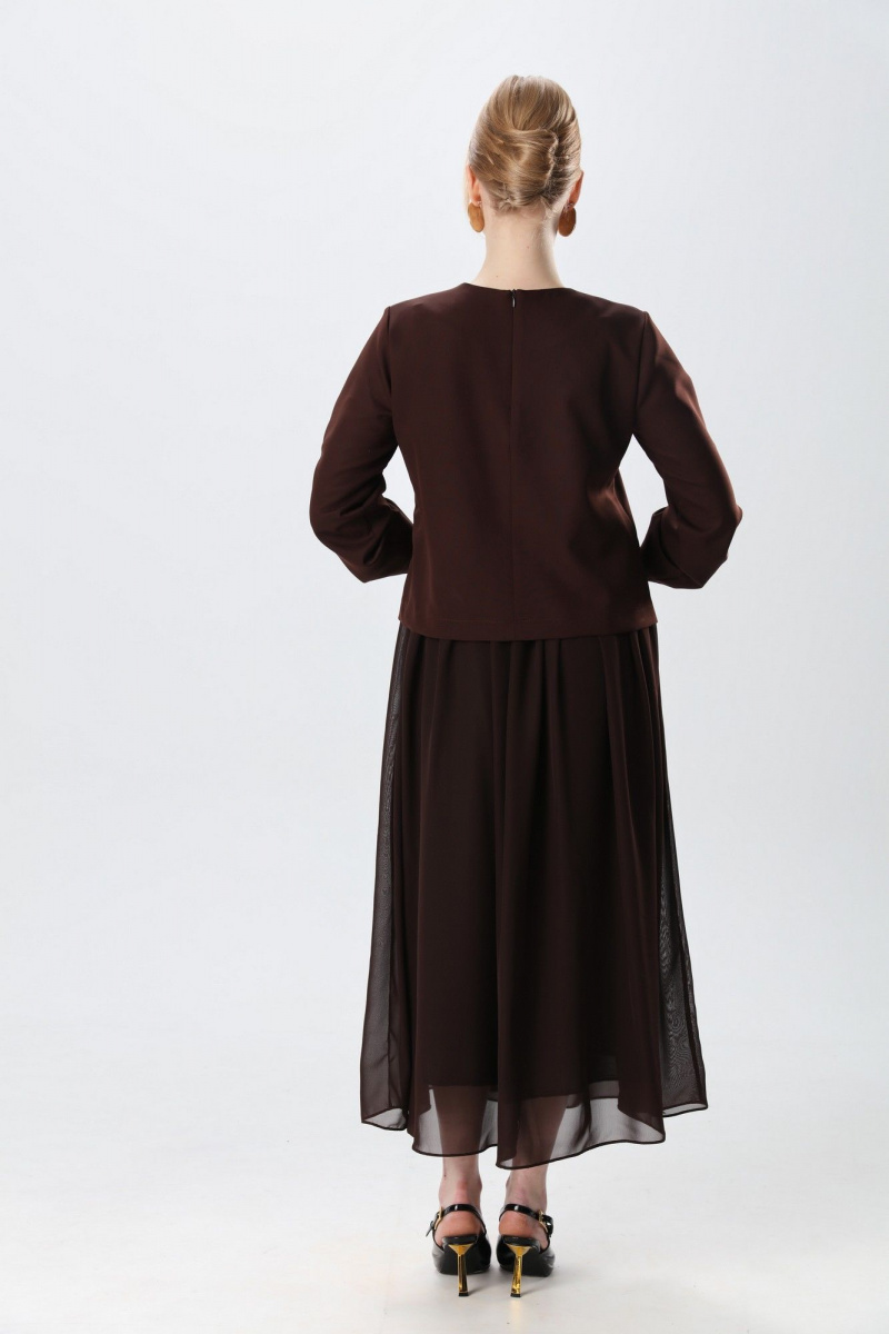 Платья NikVa 740-24 шоколад