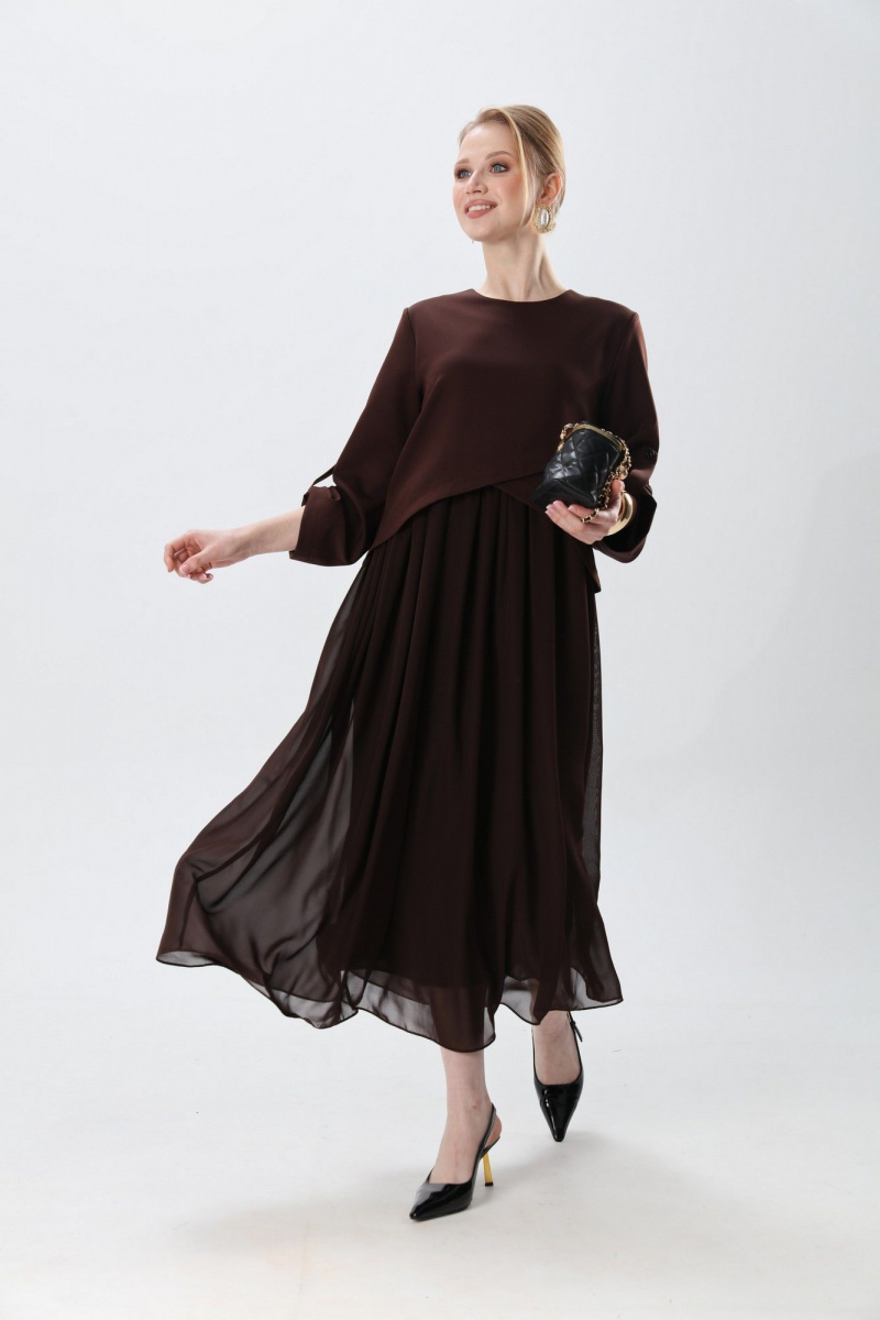 Платья NikVa 740-24 шоколад