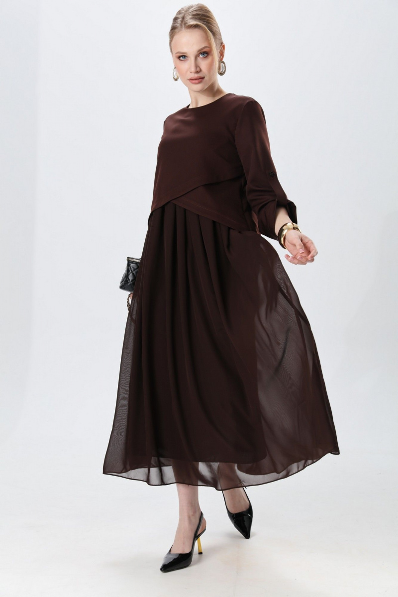 Платья NikVa 740-24 шоколад