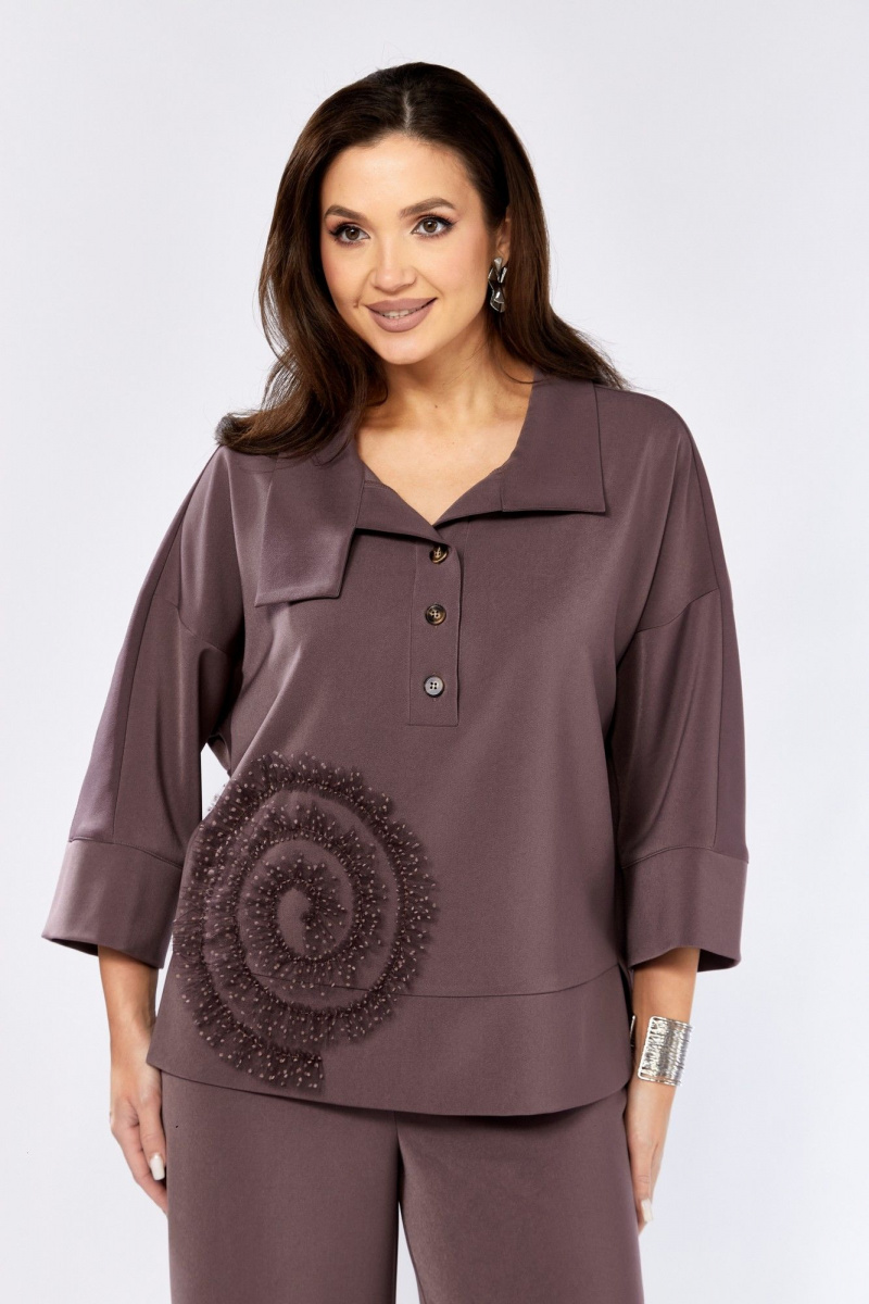 Брючный комплект ZigzagStyle 559-2 клевер_сетка_горох